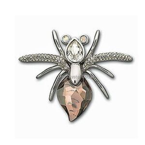 SWAROVSKI Crystal Paradise Spider Brooch 903655 – Aurora Borealis & Silver Shade
